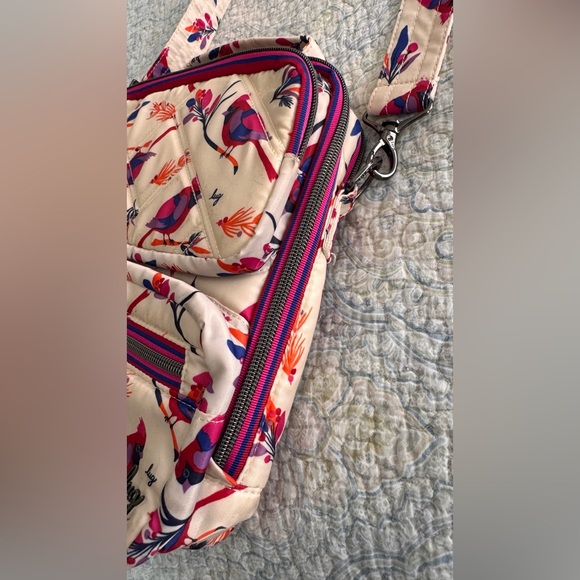 Lug Multicolor Ranger Bird Print Crossbody Bag - Picture 3 of 16